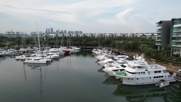 Sentosa Singapore July 2022 Landmark Buildings Tourist Attractions Sentosa Island — 图库视频影像