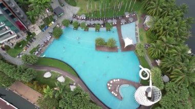 Sentosa, Singapur - 14 Temmuz 2022: Sentosa Adası Tarihi Binalar ve Turist Çekimleri, Singapur