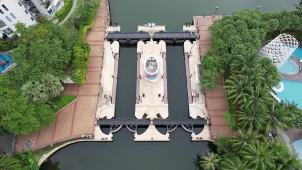 Sentosa Singapore July 2022 Landmark Buildings Tourist Attractions Sentosa Island — Stok video