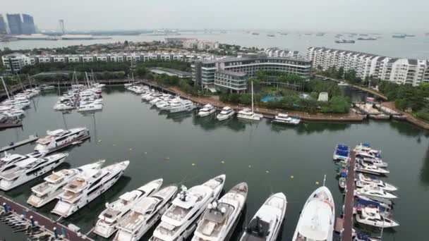 Sentosa Singapore July 2022 Landmark Buildings Tourist Attractions Sentosa Island — стоковое видео