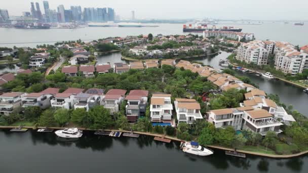 Sentosa Singapore July 2022 Landmark Buildings Tourist Attractions Sentosa Island — 图库视频影像