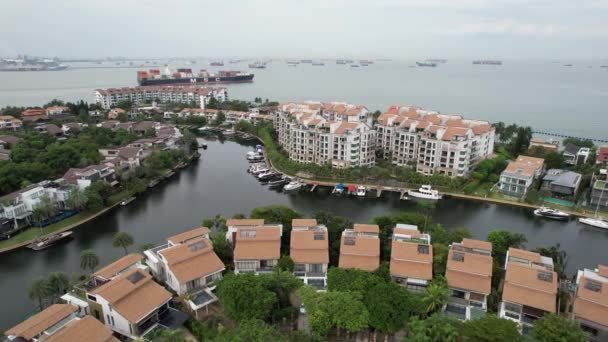 Sentosa Singapore July 2022 Landmark Buildings Tourist Attractions Sentosa Island — Vídeo de Stock