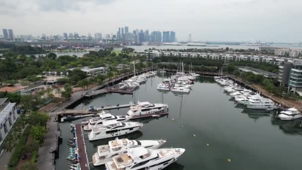 Sentosa Singapore July 2022 Landmark Buildings Tourist Attractions Sentosa Island — Video Stock