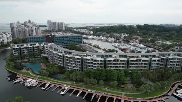 Sentosa Singapore July 2022 Landmark Buildings Tourist Attractions Sentosa Island — Stock Video