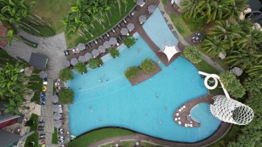 Sentosa, Singapore - July 14, 2022: The Landmark Buildings and Tourist Attractions of Sentosa Island, Singapore