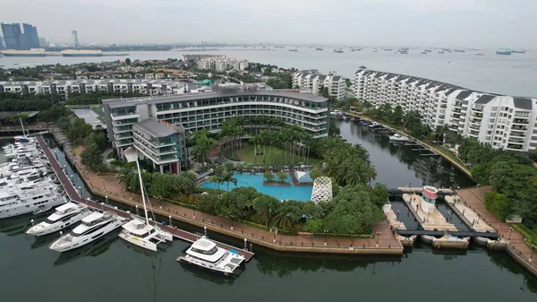 Sentosa Singapore July 2022 Landmark Buildings Tourist Attractions Sentosa Island — Photo