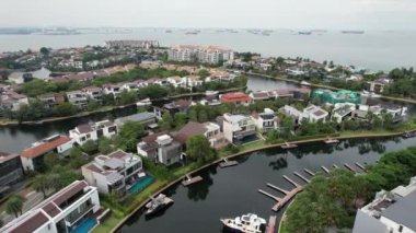 Sentosa, Singapore - July 14, 2022: The Landmark Buildings and Tourist Attractions of Sentosa Island, Singapore