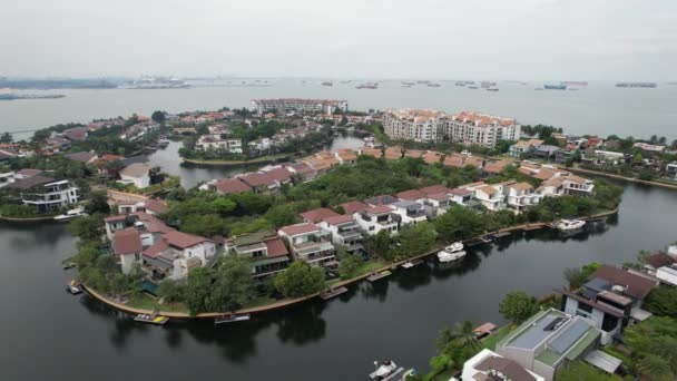 Sentosa Singapore July 2022 Landmark Buildings Tourist Attractions Sentosa Island — 图库视频影像
