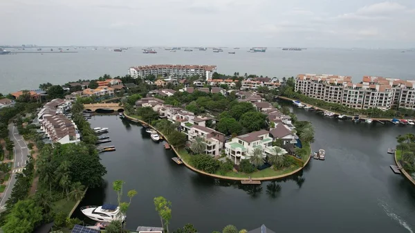 Sentosa Singapore July 2022 Landmark Buildings Tourist Attractions Sentosa Island — Photo