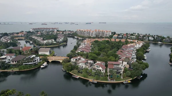 Sentosa Singapore July 2022 Landmark Buildings Tourist Attractions Sentosa Island — Photo