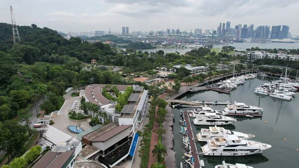 Sentosa Singapore Július 2022 Landmark Buildings Turisztikai Látványosságok Sentosa Island — Stock Fotó