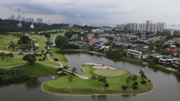 Sentosa Singapore July 2022 Landmark Buildings Tourist Attractions Sentosa Island — 图库视频影像