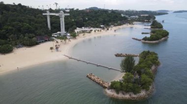 Sentosa, Singapore - July 14, 2022: The Landmark Buildings and Tourist Attractions of Sentosa Island, Singapore