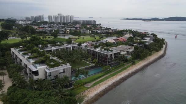 Sentosa Singapore July 2022 Landmark Buildings Tourist Attractions Sentosa Island — Vídeo de stock