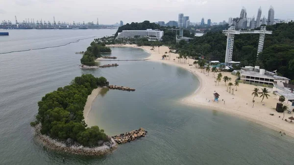 Sentosa Singapore July 2022 Landmark Buildings Tourist Attractions Sentosa Island — Stock Fotó