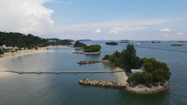 Sentosa Singapore Július 2022 Landmark Buildings Turisztikai Látványosságok Sentosa Island — Stock Fotó