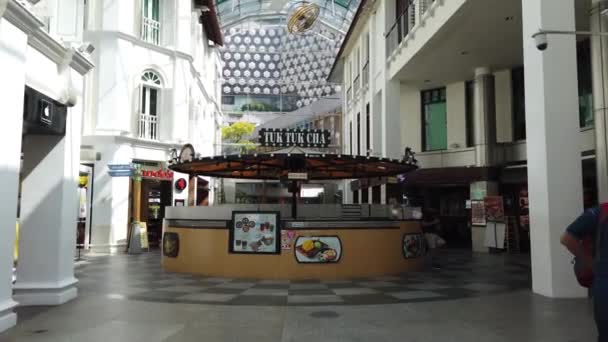 Singapur Singapur Lipca 2022 Ulice Bugis Orchard Chinatown — Wideo stockowe