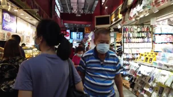 Singapur Singapur Lipca 2022 Ulice Bugis Orchard Chinatown — Wideo stockowe