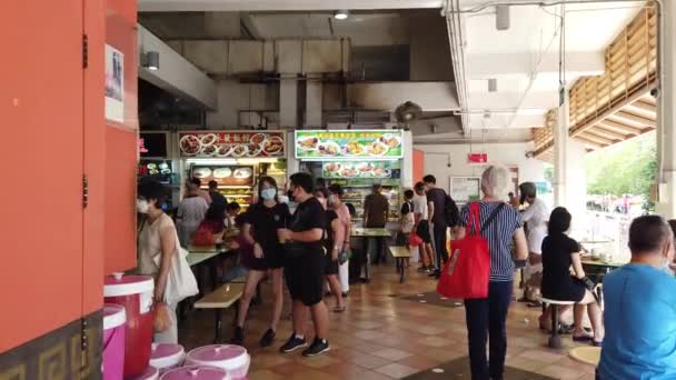 Singapore City Singapore July 2022 Streets Bugis Orchard Chinatown — Vídeo de stock