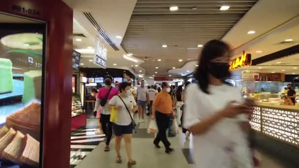 Singapore City Singapore July 2022 Streets Bugis Orchard Chinatown — Vídeo de stock