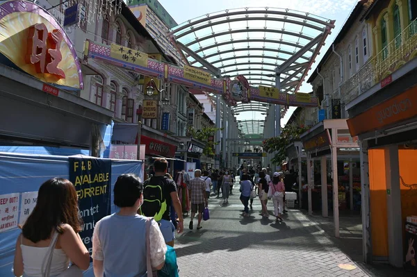 Singapore City Singapore Juli 2022 Straten Van Bugis Orchard Chinatown — Stockfoto