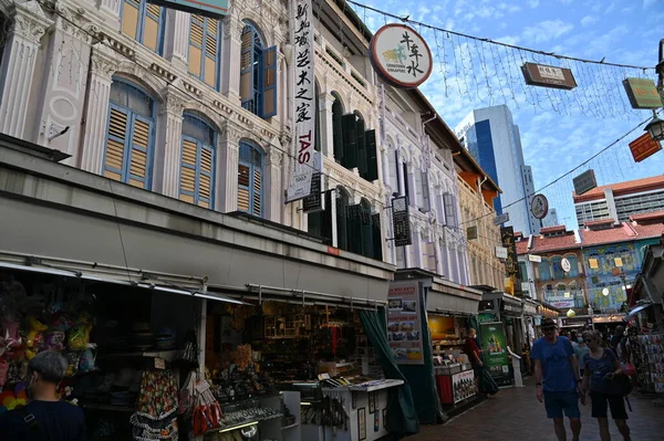 Singapore City Singapore July 2022 Streets Bugis Orchard Chinatown —  Fotos de Stock