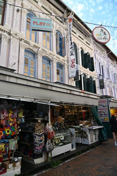 Singapore City Singapore July 2022 Streets Bugis Orchard Chinatown — Fotografia de Stock