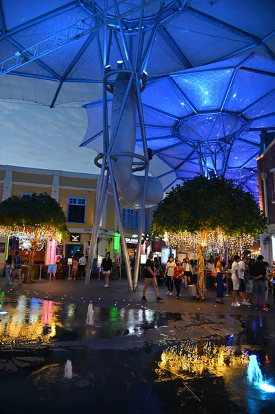 Clarke Quay Singapore July 2022 Famous Beautiful Clarke Quay Singapore — Fotografia de Stock