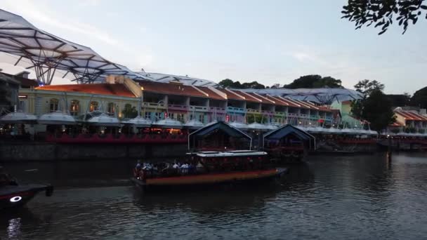 Singapore City Singapore July 2022 Streets Bugis Orchard Chinatown — Stockvideo