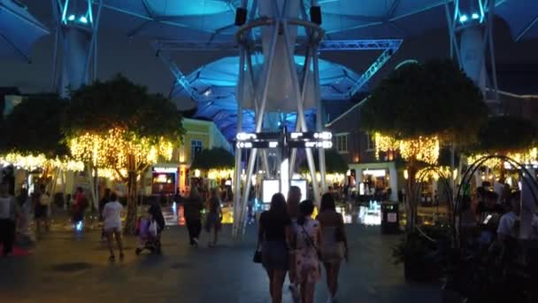 Marina Bay Singapore July 2022 Marina Bay Cruise Centre Terminal — Vídeos de Stock