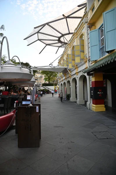 Clarke Quay Singapore July 2022 Famous Beautiful Clarke Quay Singapore — стоковое фото