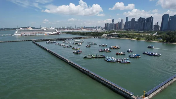 Marina Bay Singapore July 2022 Landmark Buildings Tourist Attractions Singapore — Stock Photo, Image