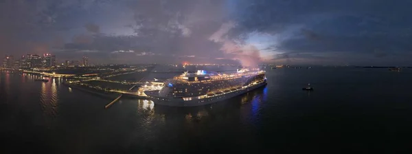 Marina Bay Singapore July 2022 Marina Bay Cruise Centre Terminal — Stockfoto