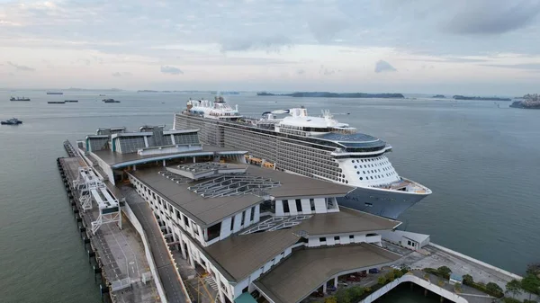 Marina Bay Singapore Juli 2022 Marina Bay Cruise Centre Terminal — Stockfoto