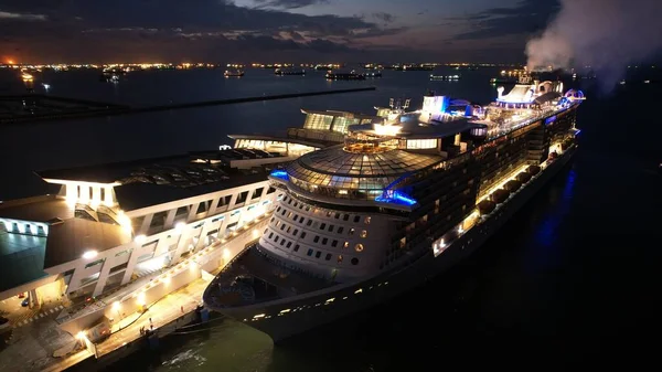 Marina Bay Singapore July 2022 Marina Bay Cruise Centre Terminal — Foto Stock