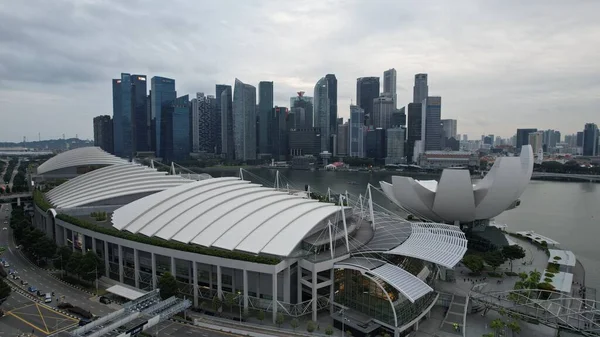 Marina Bay Singapore July 2022 Landmark Buildings Tourist Attractions Singapore — Photo