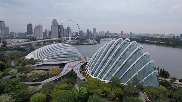 Marina Bay Singapore July 2022 Landmark Buildings Tourist Attractions Singapore — Stok fotoğraf