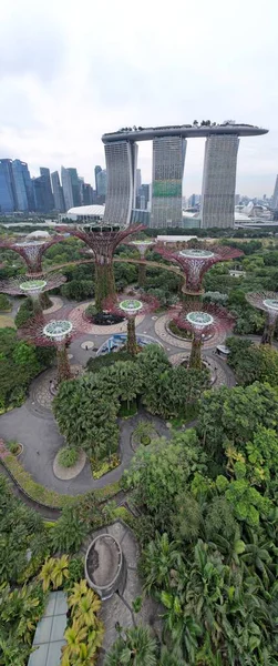 Marina Bay Singapore July 2022 Landmark Buildings Tourist Attractions Singapore — стоковое фото