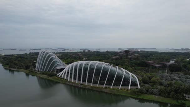 Marina Bay Singapore July 2022 Landmark Buildings Tourist Attractions Singapore — Stock videók