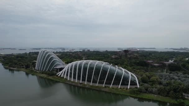 Marina Bay Singapore July 2022 Landmark Buildings Tourist Attractions Singapore — Videoclip de stoc