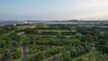 Marina Körfezi, Singapur - 13 Temmuz 2022: Singapur Tarihi Binalar ve Turist Çekimleri