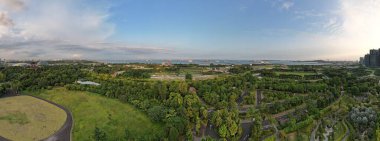 Marina Körfezi, Singapur - 13 Temmuz 2022: Singapur Tarihi Binalar ve Turist Çekimleri