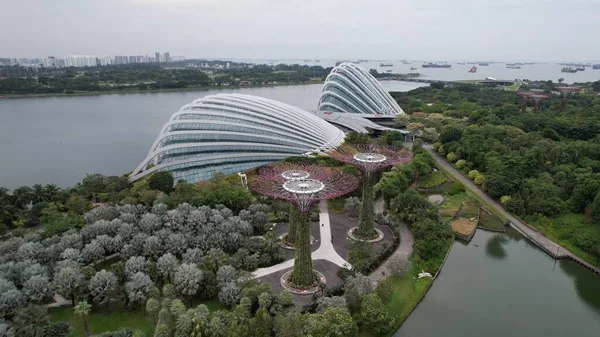 Marina Bay Singapore July 2022 Landmark Buildings Tourist Attractions Singapore — Stock Photo, Image