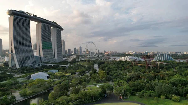 Marina Bay Singapore July 2022 Landmark Buildings Tourist Attractions Singapore — Stock fotografie