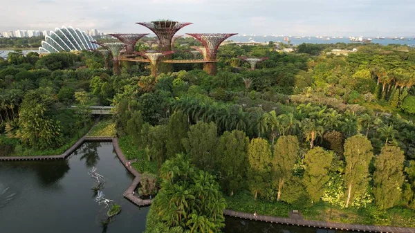 Marina Bay Singapore July 2022 Landmark Buildings Tourist Attractions Singapore — Stock fotografie