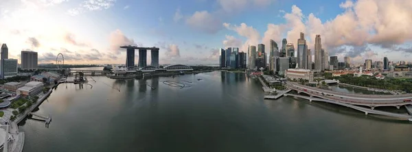 Marina Bay Singapore July 2022 Landmark Buildings Tourist Attractions Singapore — Stok fotoğraf