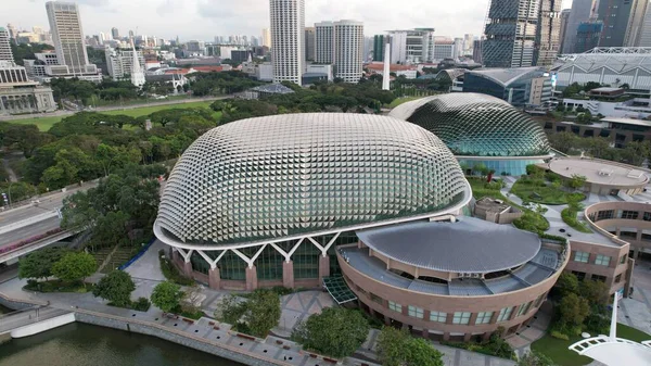 Marina Bay Singapore July 2022 Landmark Buildings Tourist Attractions Singapore — Stockfoto