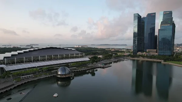 Marina Körfezi Singapur Temmuz 2022 Singapur Tarihi Binalar Turist Çekimleri — Stok fotoğraf