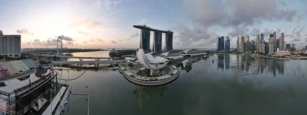 Marina Bay Singapore July 2022 Landmark Buildings Tourist Attractions Singapore — Stok fotoğraf