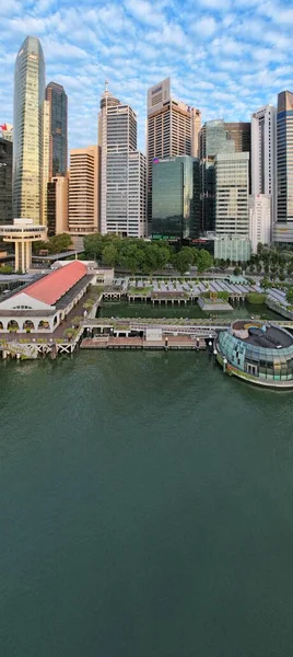 Marina Bay Singapore Juli 2022 Bezienswaardige Gebouwen Toeristische Attracties Van — Stockfoto